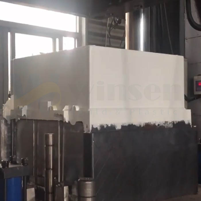 SMC BMC FRP Composite Meter Box Mould 2 compressopn moulding