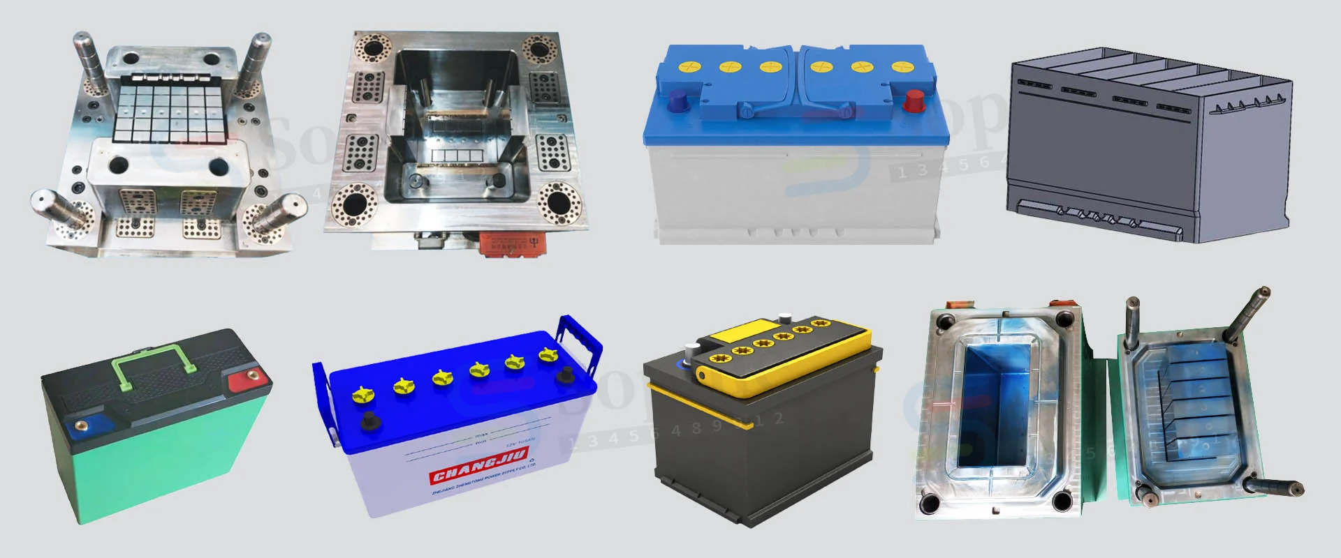 Plastic Injection Battery Box Mold Plastic Injection Battery Box Mold