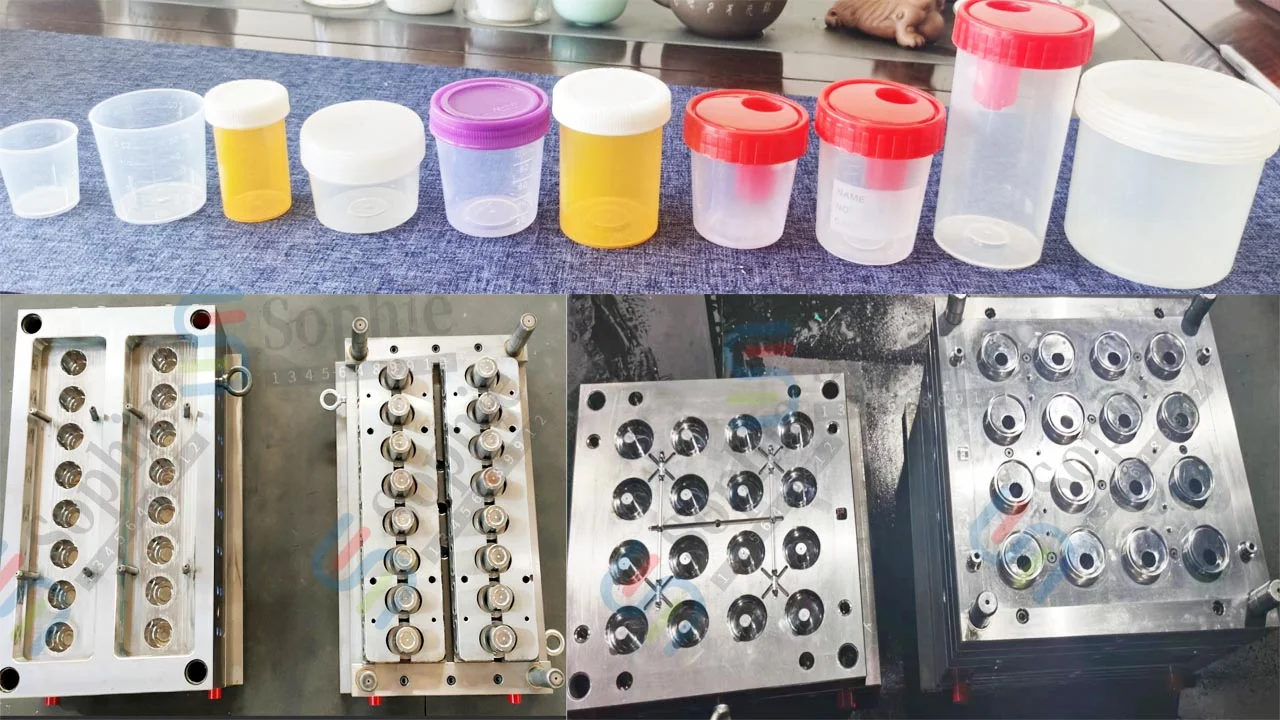Urine Container Mold Plastic Injection Urine Cup Mold Urine Container Mold Plastic Injection Urine Cup Mold