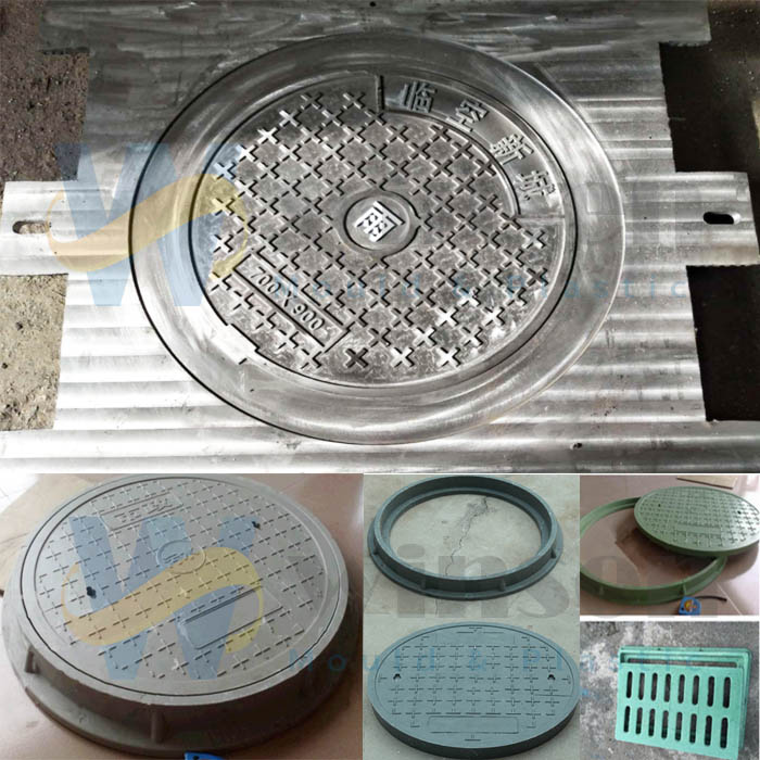 Fiberglass Manhole Cover Mould FRP GRP Compression Manhole Cover Mold 2