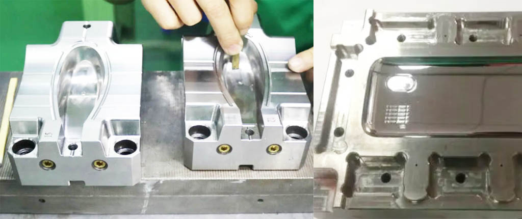 Key attention in different mould polishing