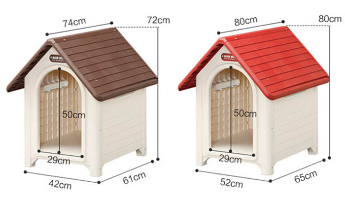 size of Kennel Pet Dog House molds