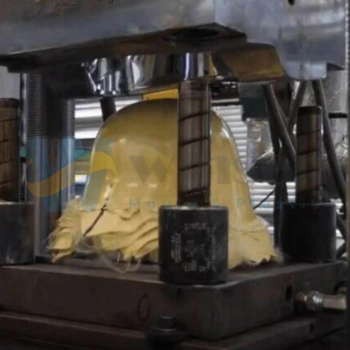 Kevlar Aramid UHMWPE ballistic helmet mold compression moulds 1 The Process Of Making Bulletproof Helmet Mold