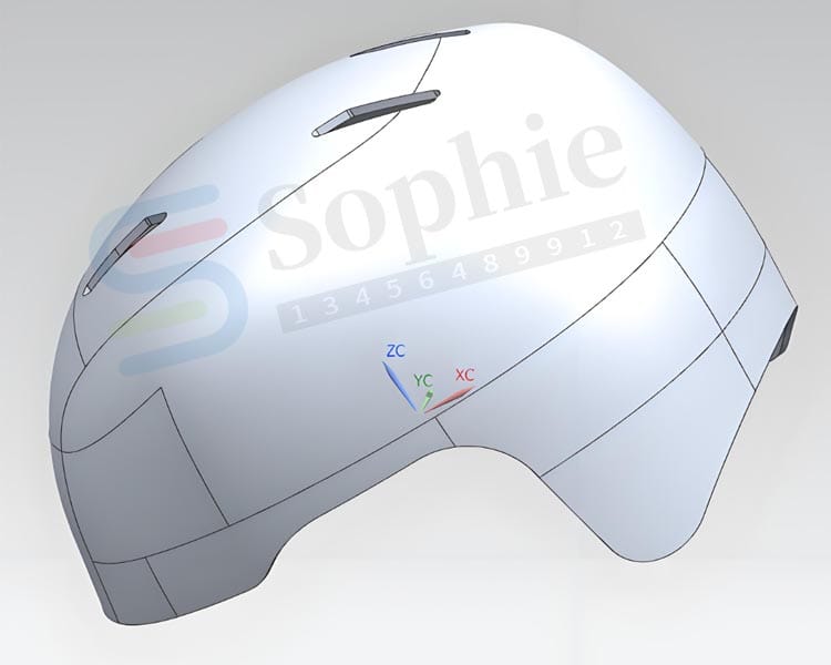 Carbon Fiber Helmet Mold 1 Carbon Fiber Helmet Mold 1
