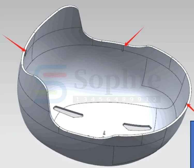 Carbon Fiber Helmet Mold 6 Carbon Fiber Helmet Mold 6