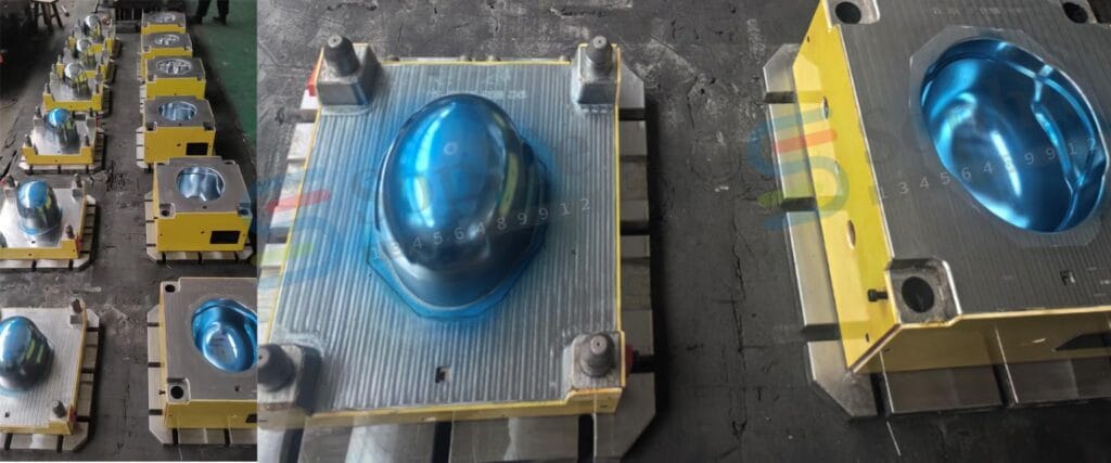 Composite Helmet Compression Mold