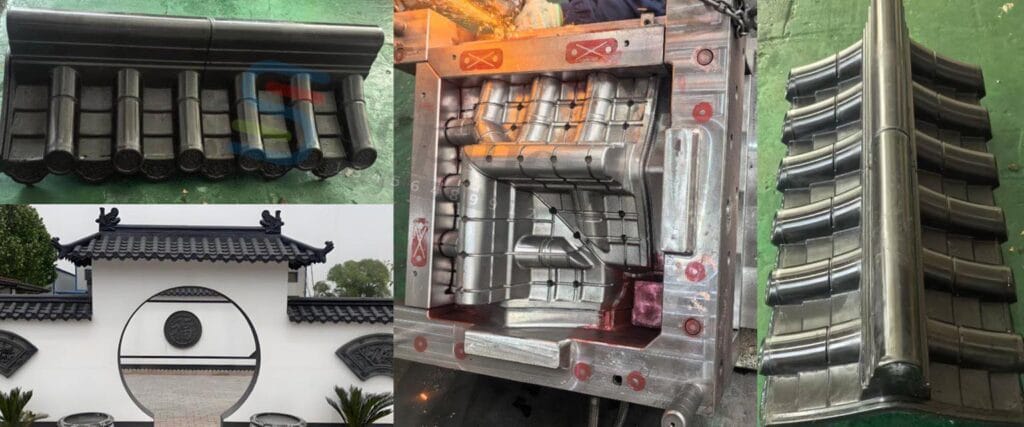 Fence Wall Cap Mold 8