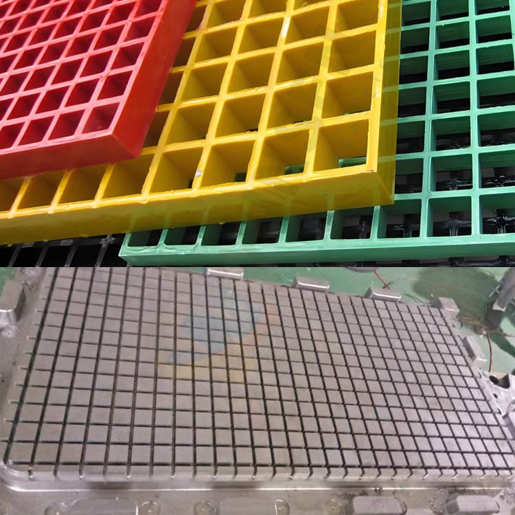 Fiberglass grid mold 3 Fiber Reinforced Polymers molding