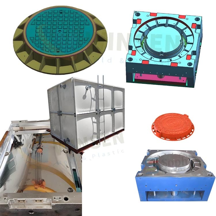 Compression Molding Process FRP Mold Manufacturer